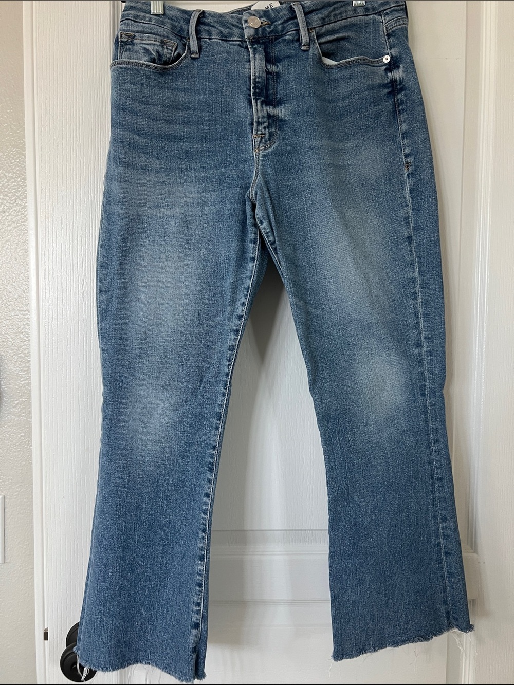 EUC Frame Denim Le Crop Mini Boot Leg Jeans size 30